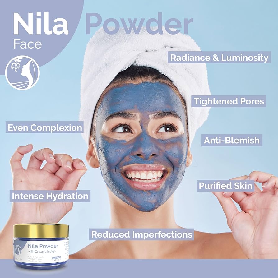Moroccan Blue Beauty Powder | Skin Softning and Skin Whitening Cream